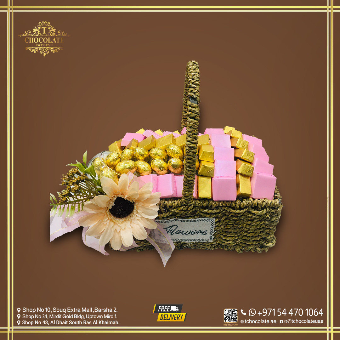 Chocolate Tray Basket Arrangement Z633
