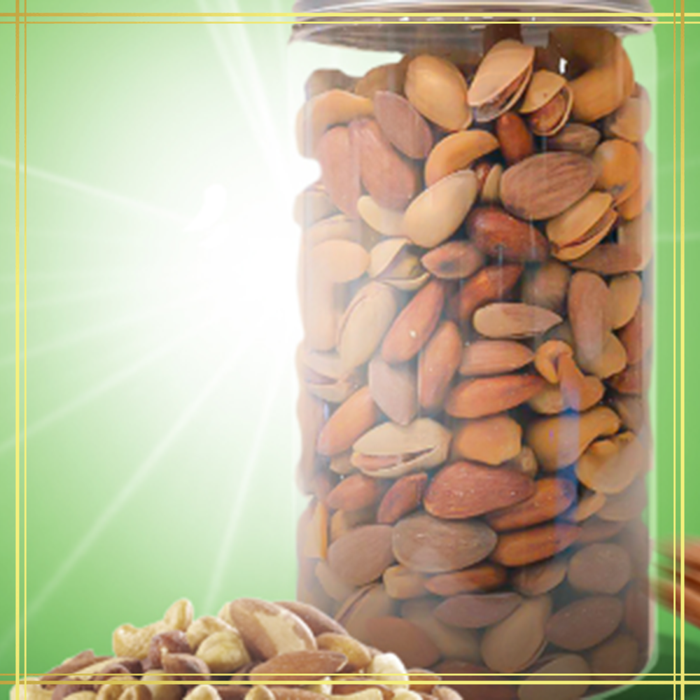Deluxe Nuts Plastic Jar Z02