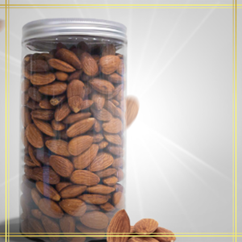 Salted Almond Plastic Jar Z06