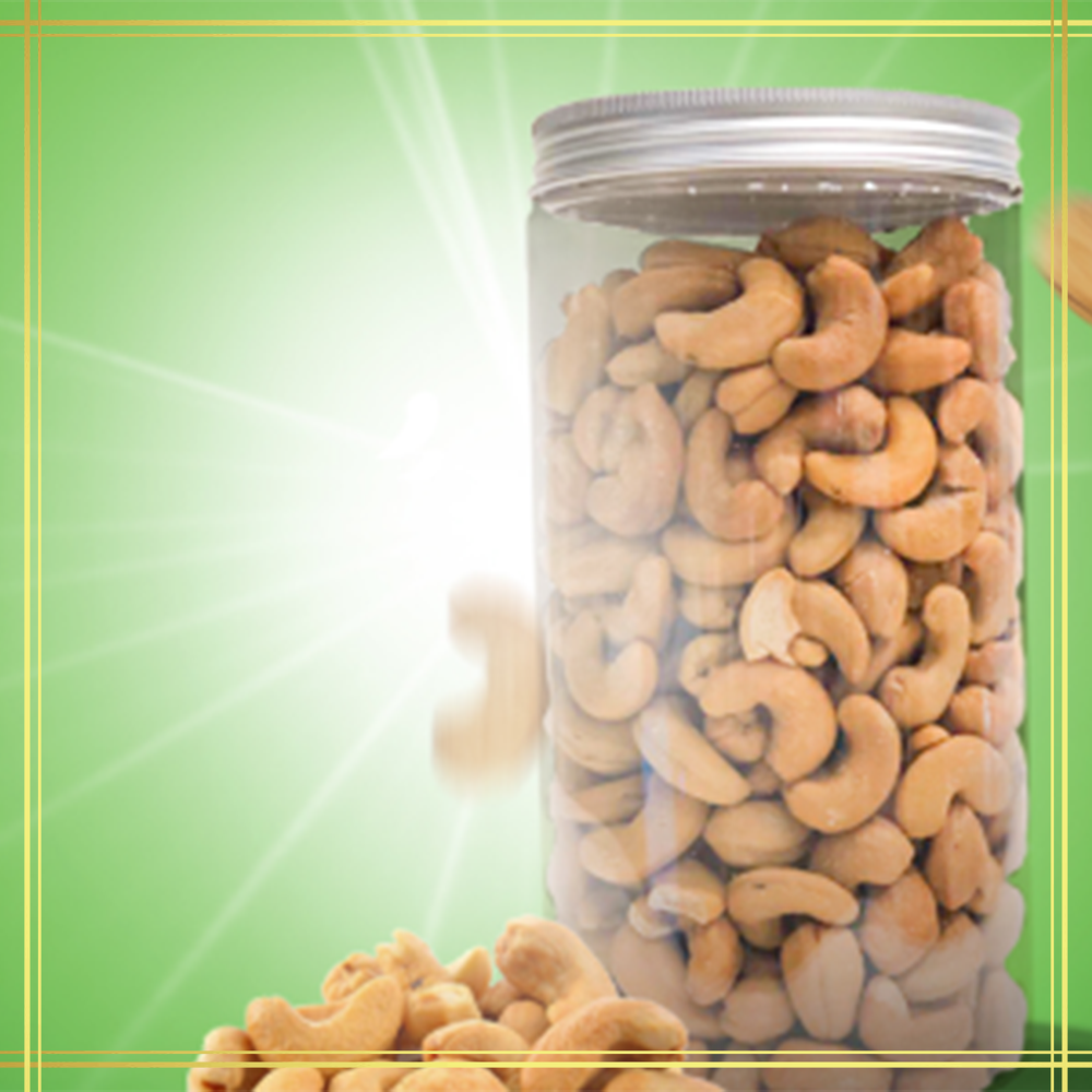 Salted Cashew Plastic Jar Z07