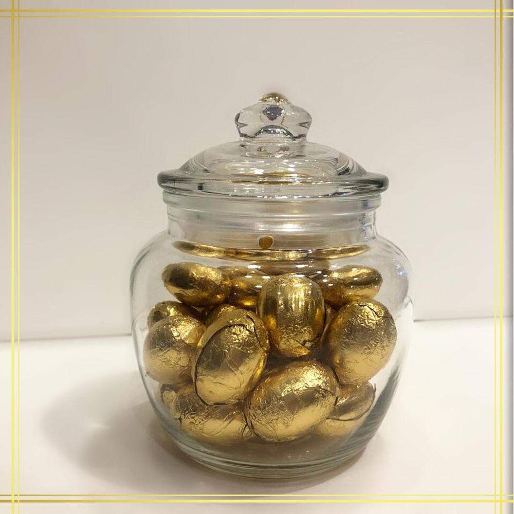 Small Egg Chocolate Jar