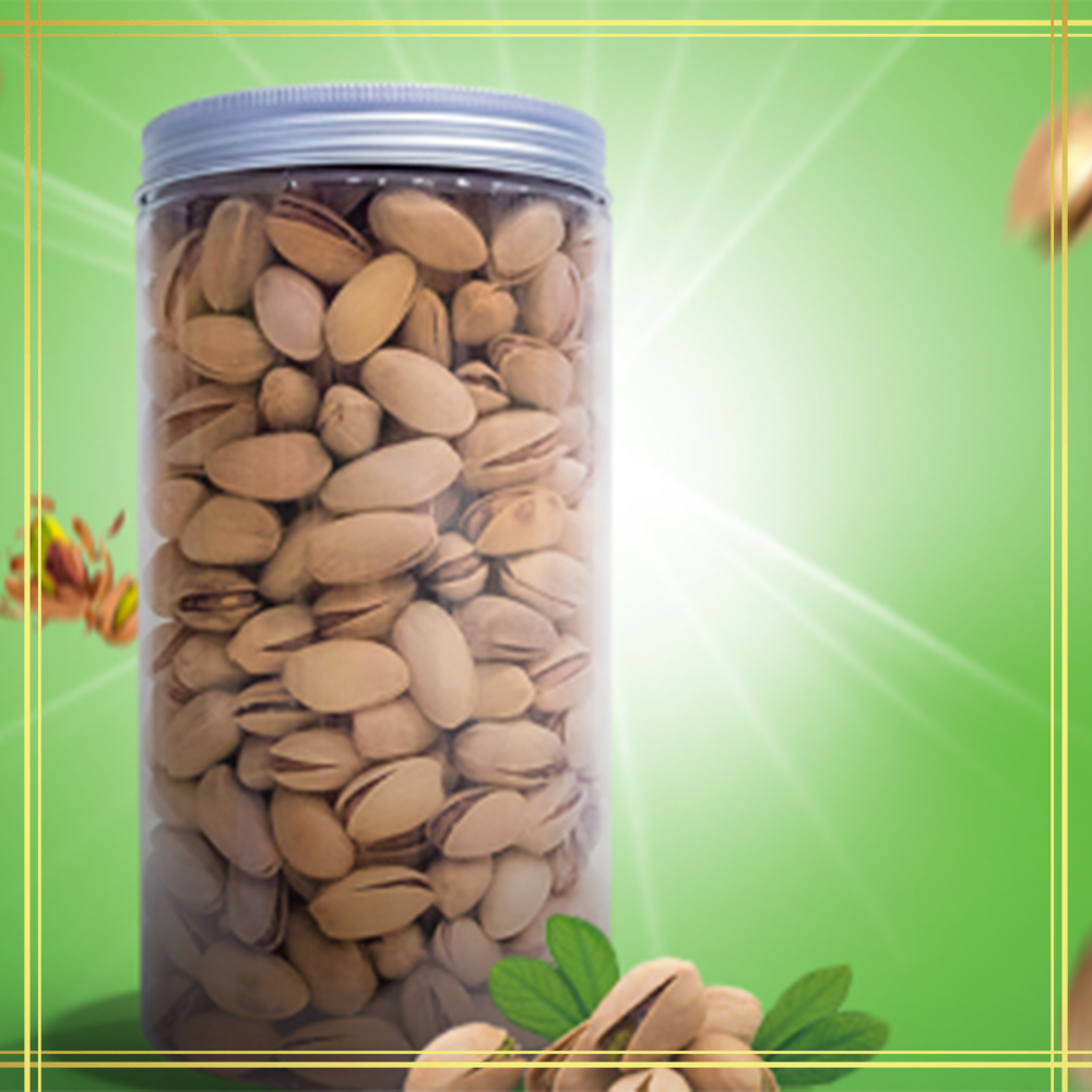 Salted Pistachio Plastic Jar Z01