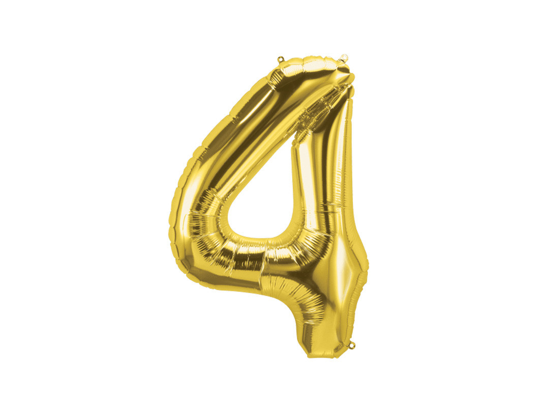 Number 4 Balloon