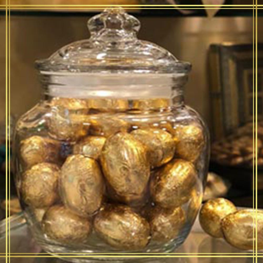 Small Egg Chocolate Jar